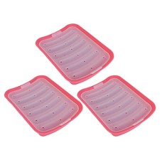  3 Pcs Baby Silicone Complementary Food Mould Kitchen Versatile Hot Dog Mold