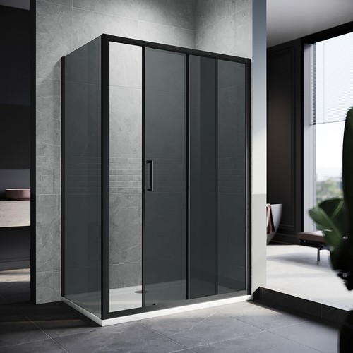 Shower enclosure and - enclosure, tray