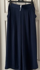NWT H&M SIZE 10 NAVY BLUE WIDE