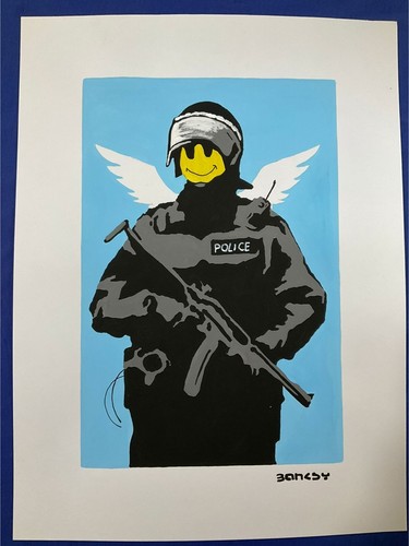 Banksy painting drawing 11 - painting,