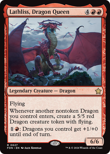 Mtg lathliss dragon queen - lathliss,, ~