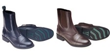 DUBLIN ADVANCE LEATHER ZIP UP JODHPUR SHORT PADDOCK HORSE RIDING BOOTS