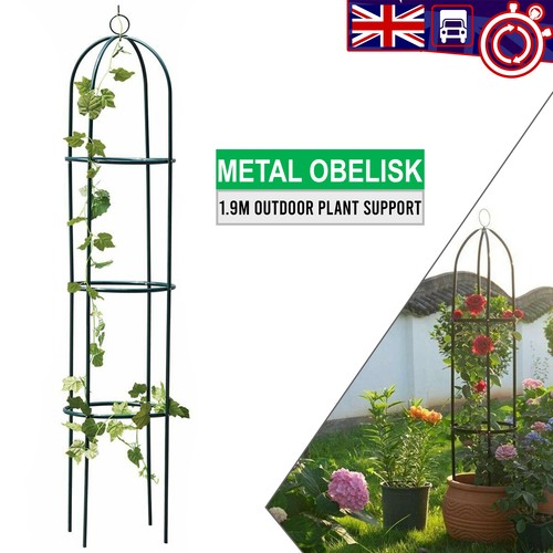Metal garden obelisk climbing - metal,