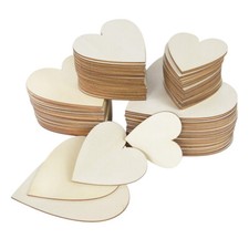 Wooden Hearts Love Wedding
