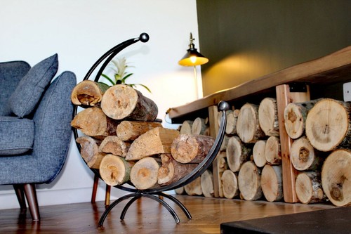 Wrought iron log - log,