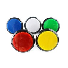 Arcade 60mm Round Push Buttons Illumilated 12V LED Light With Microswitch