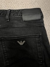 Black Armani Jeans Size 32w
