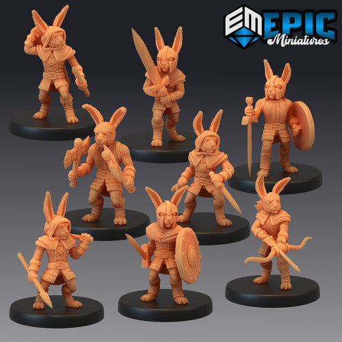 Bunny army dungeons - bunny, army,