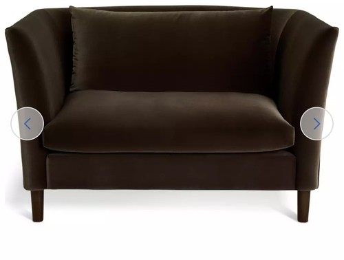 Habitat hawley velvet cuddle - velvet,