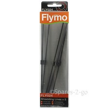 5 x FLYMO Leaf Blower Vac Shredding Line FLY024 Lines Gardenvac Turbo 2500 2700