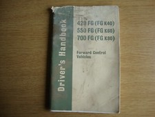 1968 BMC - Driver's Handbook - 420FG 550FG 700FG Forward Control Vehicles
