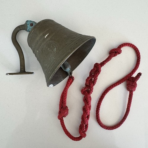 Vintage brass bell wall - vintage,