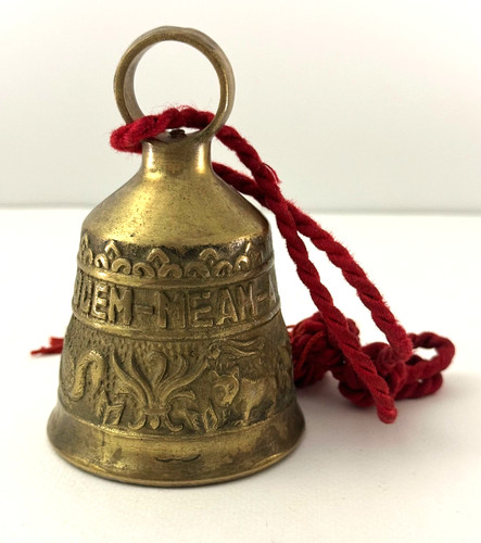 Patinated brass engraved - brass,