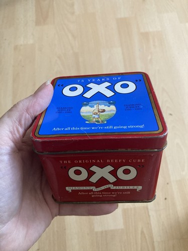 Vintage oxo tin years - tin, 75