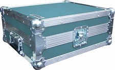 Technics SL1210 Turntable DJ Deck Swan Flight Case (Turquoise Rigid PVC)