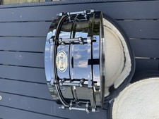 Worldmax Vintage Classic Snare Drum Black Nickel Over Brass, 14x5"