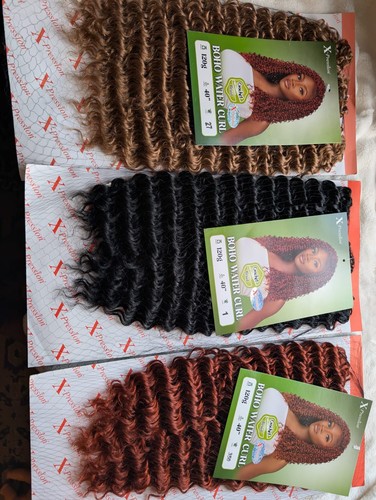 Boho water curl crochet - boho, braids