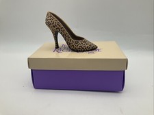 Just The Right Shoe Raine Originals Miniature + Box - LEOPARD STILETTO