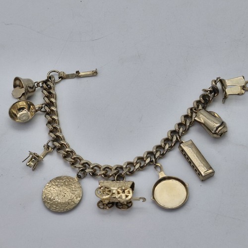 Vintage camper miner charm - camper,