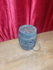 Antique Small Wooden Barrel