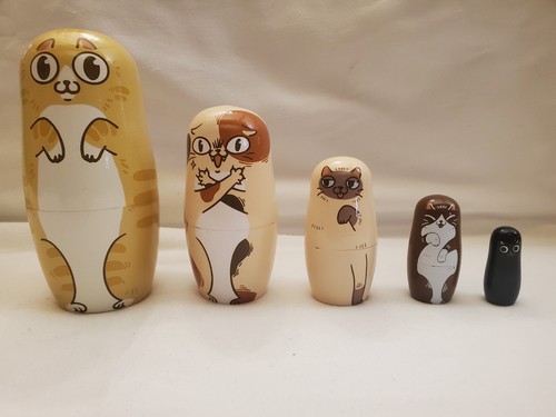 Cat russian dolls - russian,
