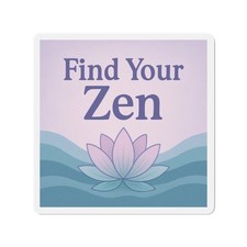 Die-Cut Fridge Magnet Yoga