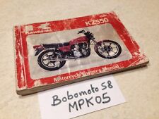 Owner's Manual Kawasaki KZ550
