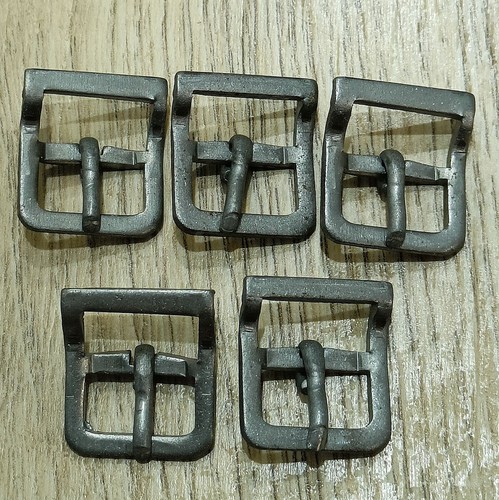 5pcs steel buckle - steel, german