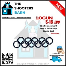 10 x Premium Replacement Logun S16 Buddy Bottle Seal Service O Ring Seals New