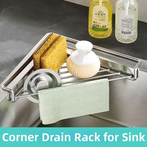 Stainless steel sink corner - steel,