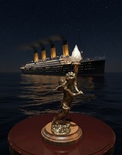 Titanic Grand Staircase Cherub
