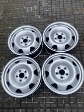 4x GENUINE 17”  VW TRANSPORTER CARAVELLE STEEL WHEELS 17 INCH  7J5 601 027
