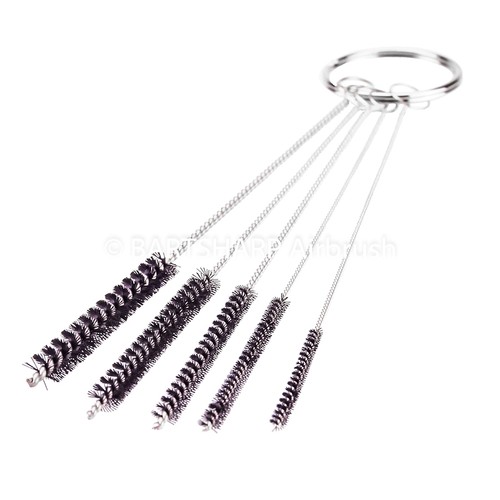 5pc airbrush cleaning brushes - cleaning,