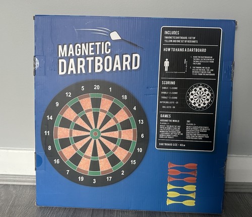 New magnetic dartboard - new,