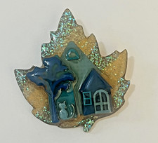 Lucinda House Pin Autumn Leaf