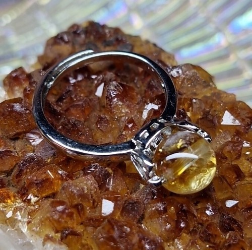 Beautiful citrine crystal - crystal, bead
