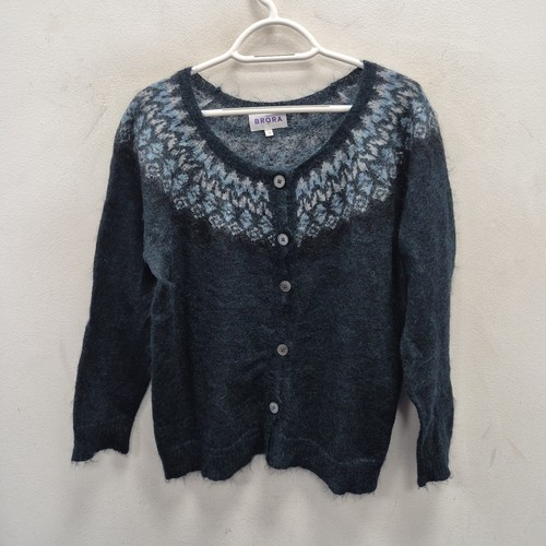 Brora mohair wool blend blue - brora,