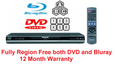 Panasonic Multi Region Blu-ray ABC DVD 1-6 Player DMP-BD35 12M WARRANTY