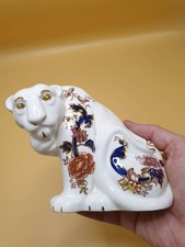 Vintage Mason Ironstone Mandalay Lion Porcelain figurine, gift idea, Christmas 