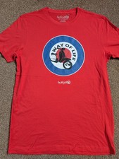 Mod Scooter T/Shirt Red ,Size
