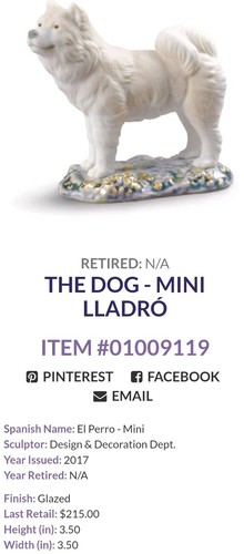 Lladro the dog mini - item, n°