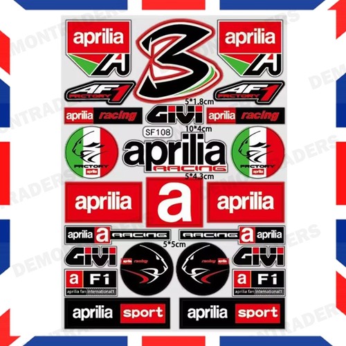 Aprilia stickers for - for, helmet
