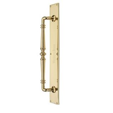 Brass Door Pull Handle On