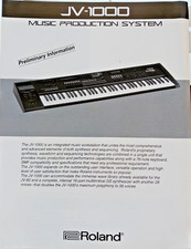 Roland Brochure for JV-1000
