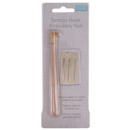 Tambour bead embroidery - embroidery, needle