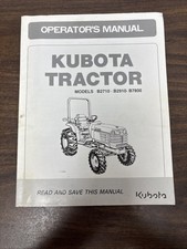B2710 B2910 B7800 Tractor Operator Maint Instruction Manual Kubota Tractor - 