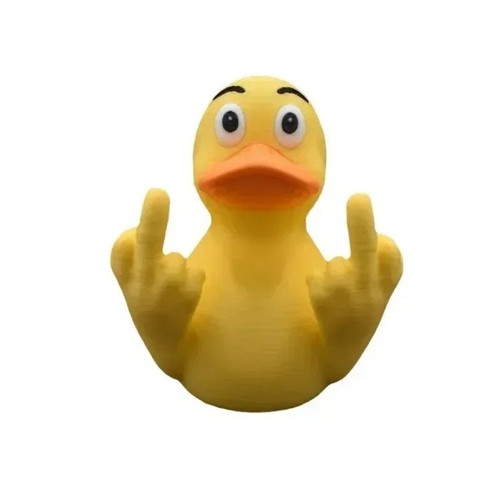 Funny duck middle - funny, finger