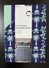 M&S Repeat Palm Print Duvet