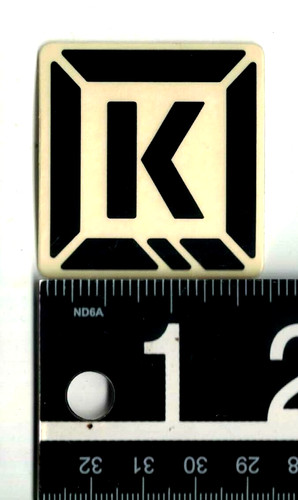 Kink bmx sticker in square - kink,