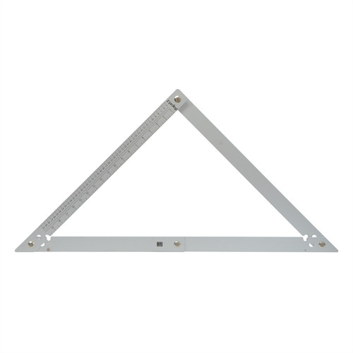 Aluminium folding square - aluminium,
